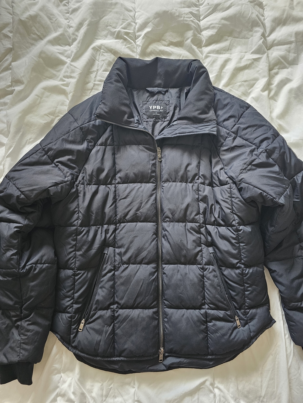 YPB Women's Black Quilted Puffer Jacket